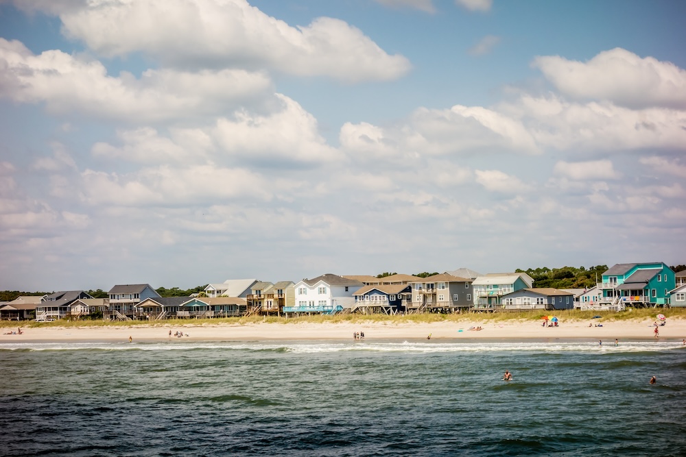 Oak Island Beach Front Afternoon
